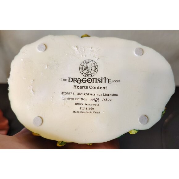 Dragonsite Hearts Content Fairy on Swing Butterfly Flowers Numbered Figure READ - Picture 5 of 5